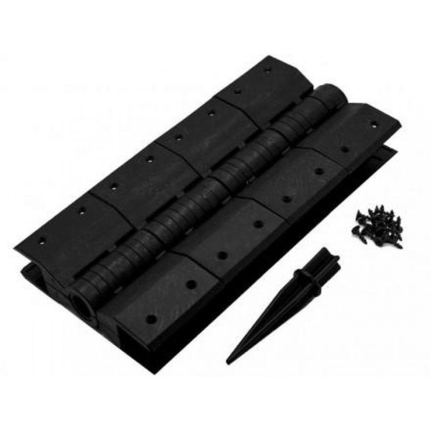 Угловой соединительный шарнир для грядок ДПК 300мм черный купить в Омске