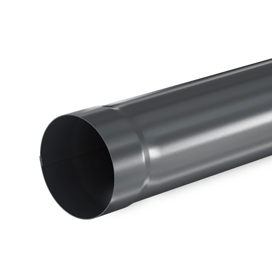 Труба водосточная Aquasystem, RAL 7024 Тёмно-серый 1000мм 150/100 купить в Омске