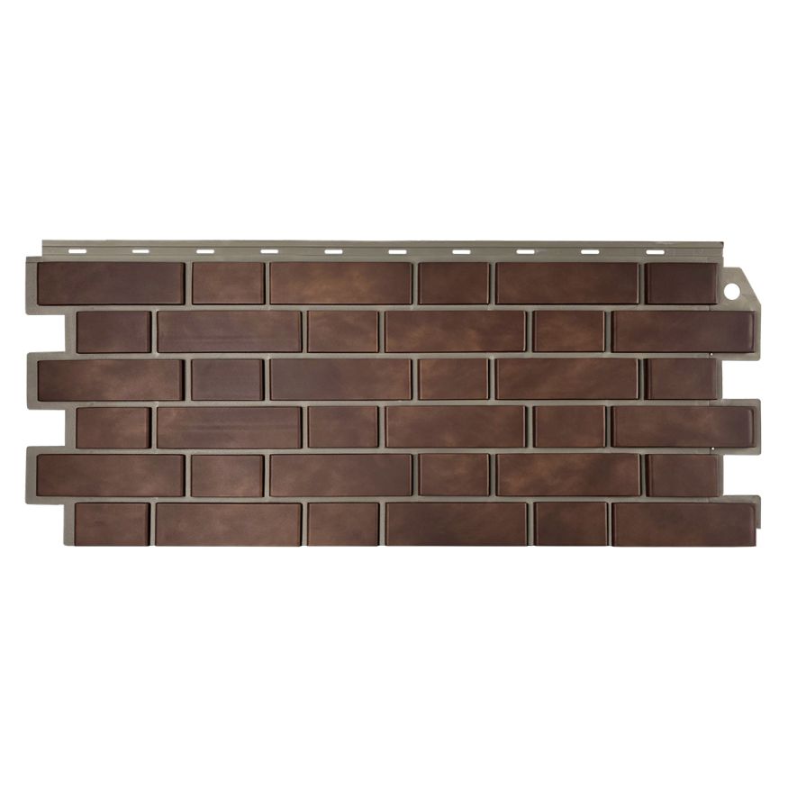 Фасадная панель FineBer, Кирпич облицовочный 3D, Керамический-чёрный купить в Омске