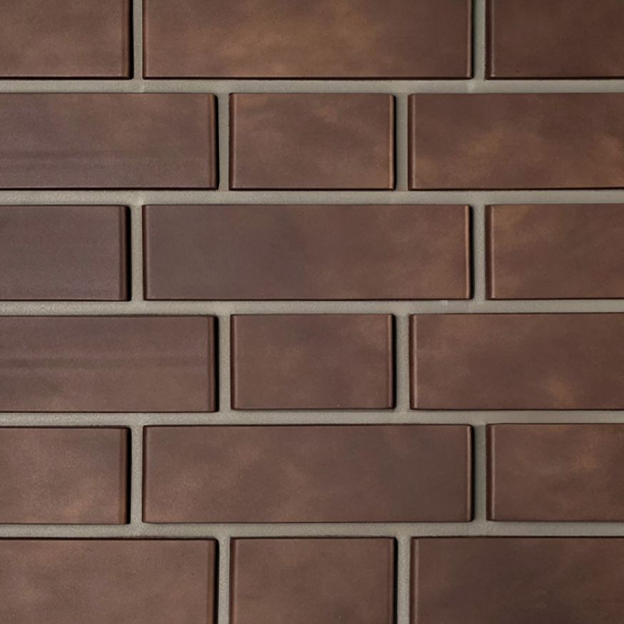 Фасадная панель FineBer, Кирпич облицовочный 3D, Керамический-чёрный купить в Омске