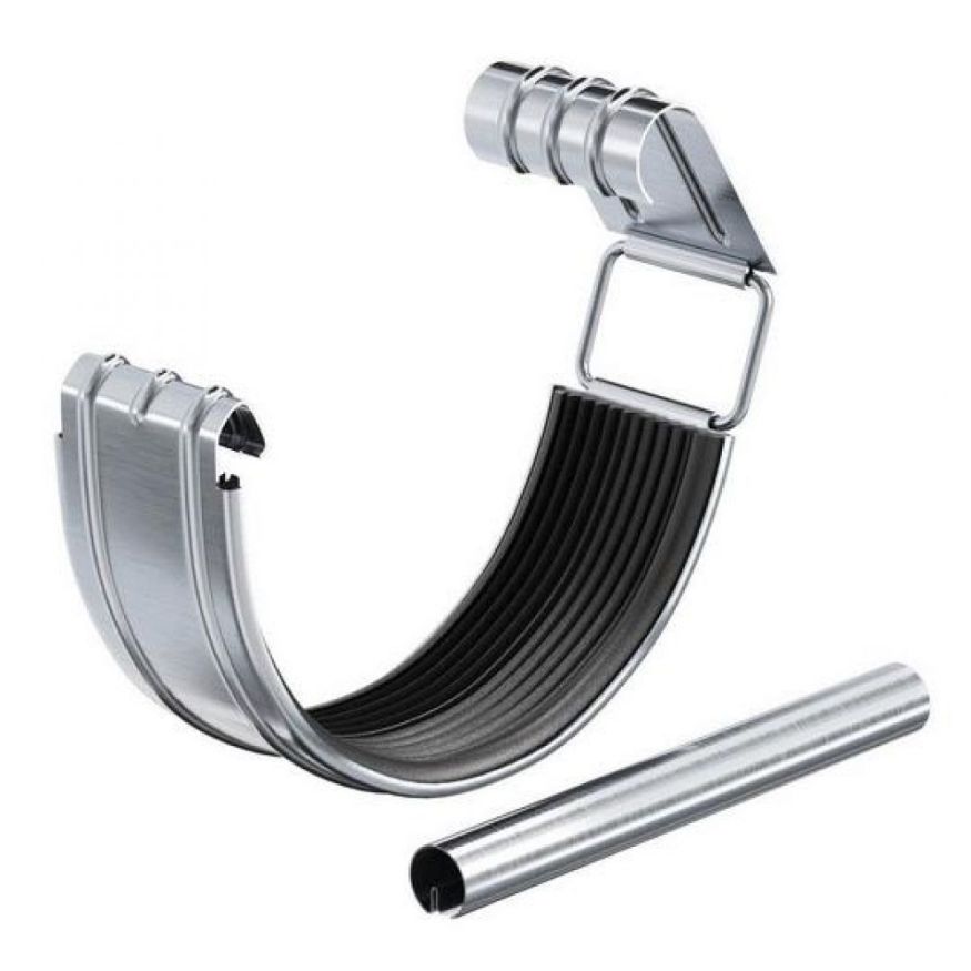 Соединитель желоба с резиновым уплотнителем Aquasystem, оцинкованный, 150/100 мм купить в Омске