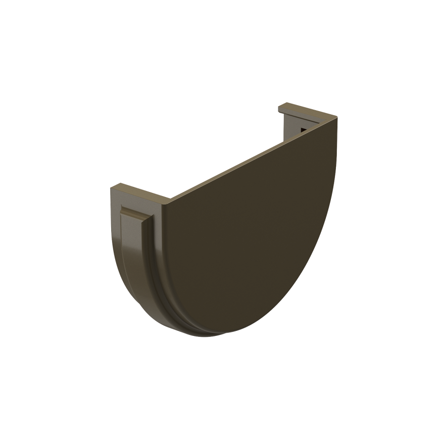 Заглушка для желоба Docke Premium, цвет Каштан купить в Омске