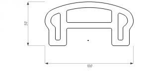 Верхние ограждения для перил купить в Омске