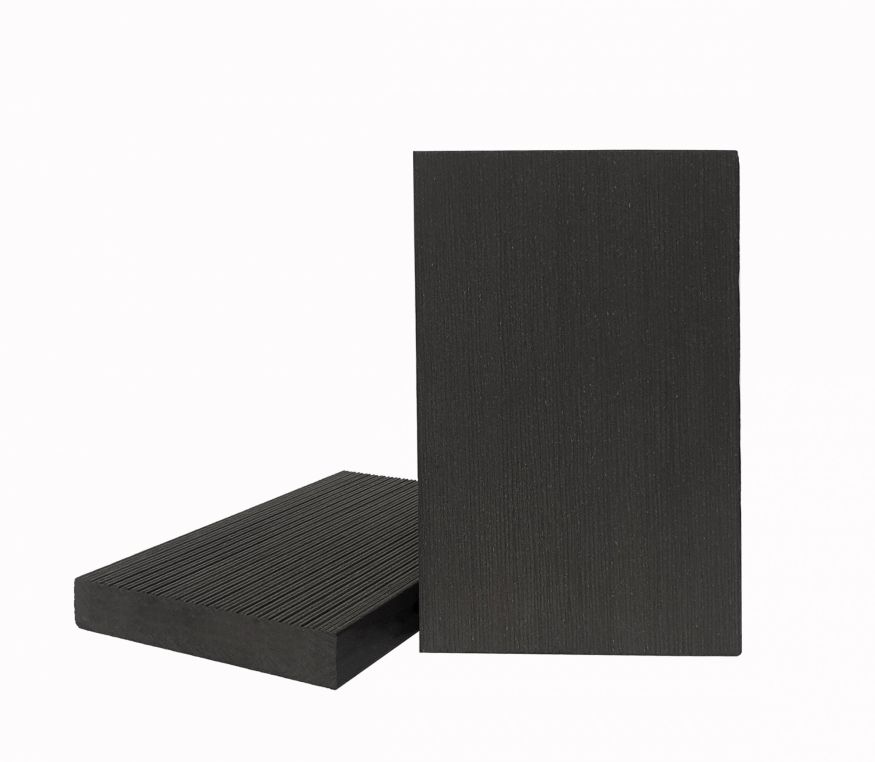 Террасная доска ДПК Terrapol Смарт (Полнотелая без паза) Чёрное дерево купить в Омске