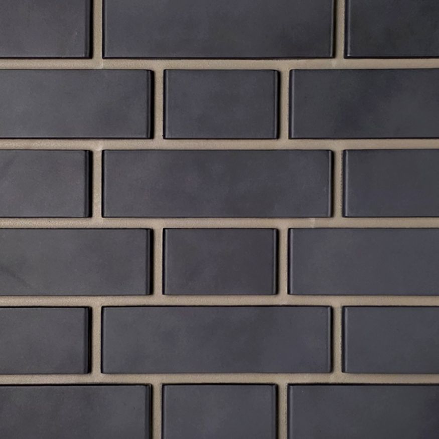 Фасадная панель FineBer, Кирпич облицовочный 3D, Мокрый асфальт купить в Омске