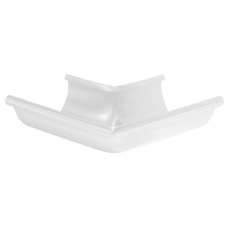 Угол желоба внешний 90°, Aquasystem, RR 20 Белый 125/90 купить в Омске