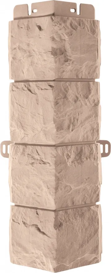 Угол наружный Альта-Профиль, Фагот ЭКО, Кремовый купить в Омске