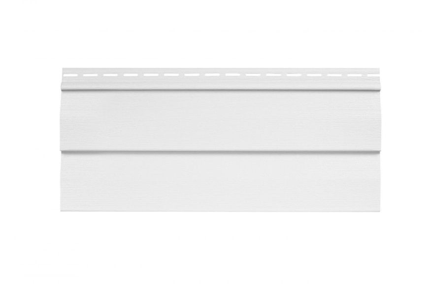 Виниловый сайдинг Tecos Корабельный брус, Белый купить в Омске