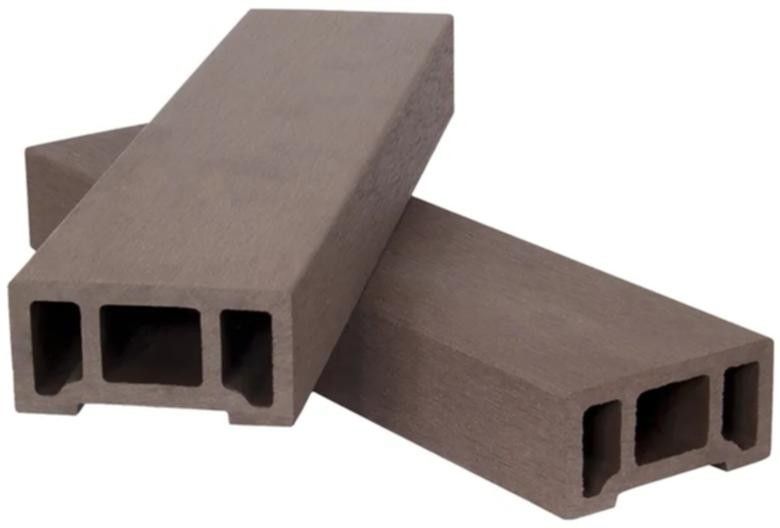 Поручень из ДПК Polivan DENPASAR, темно-коричневый, без текстуры. купить в Омске