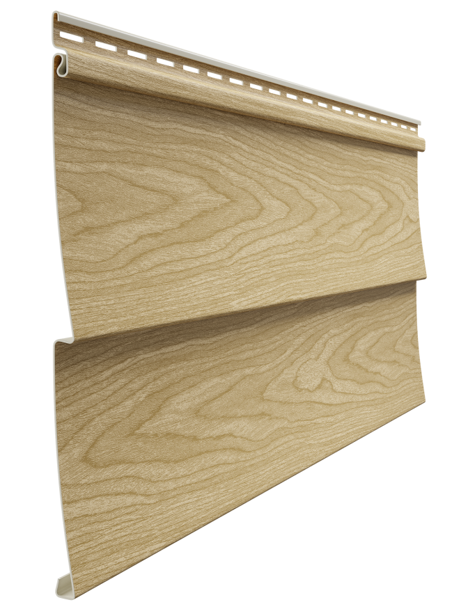 Виниловый сайдинг Docke, модель Ёлочка D5C, оттенок Спелый каштан. купить в Омске