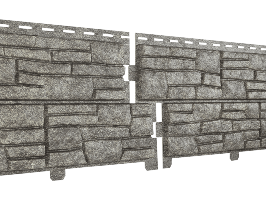 Фасадная панель Ю-пласт Стоун Хаус Сланец, Бежевый купить в Омске