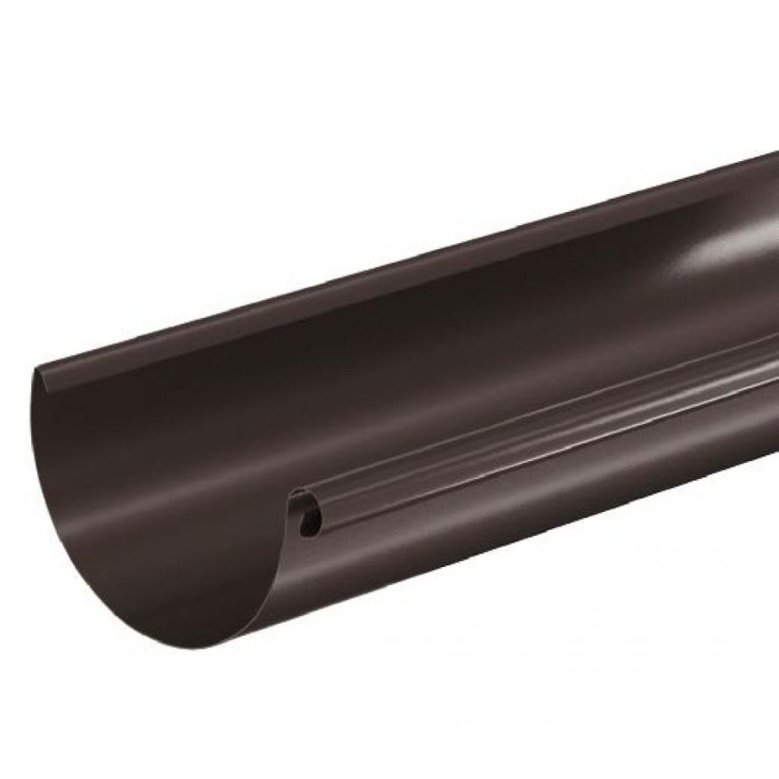 Водосточный желоб Aquasystem RR 32, тёмно-коричневый, 3.00 м, 125/90 купить в Омске