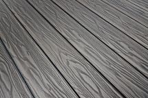 Террасная доска ДПК Terrapol Смарт 3D (пустотелая с пазом) Черное дерево