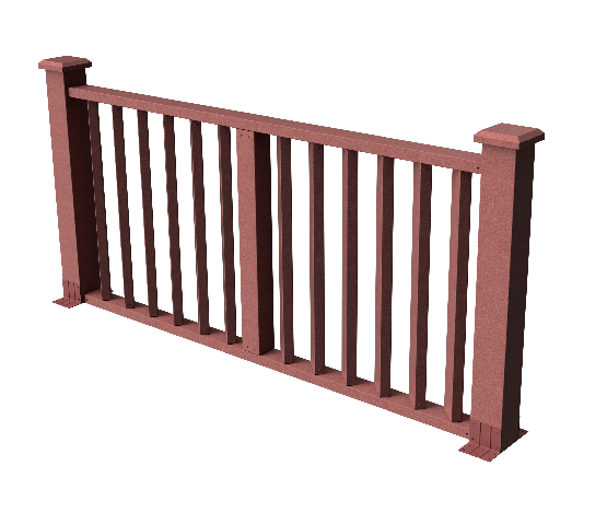 Декоративное ограждение из ДПК GRINDERDECO Бруклин мербау купить в Омске