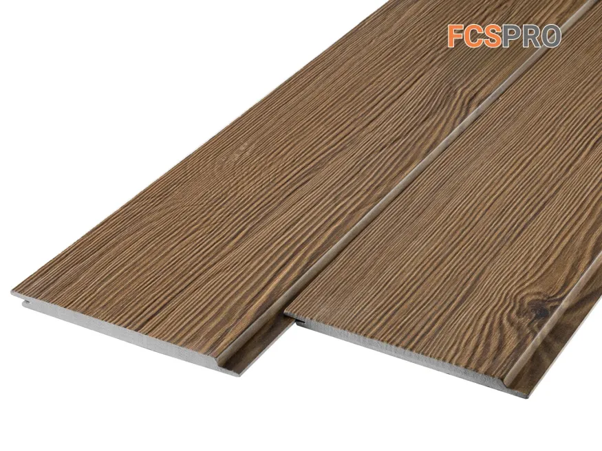 Фиброцементная панель FCSPRO Decor Wood Click Масляная лиственница купить в Омске