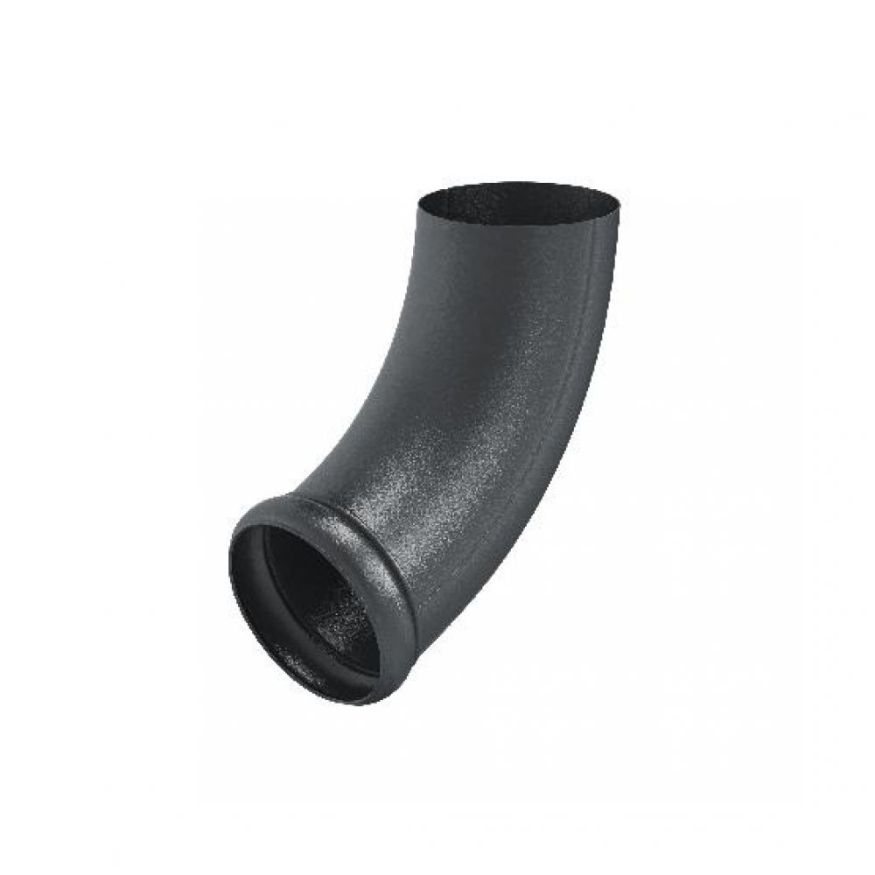 Отвод трубы декорированный Aquasystem RR 23 Маренго матовый 150/100 купить в Омске