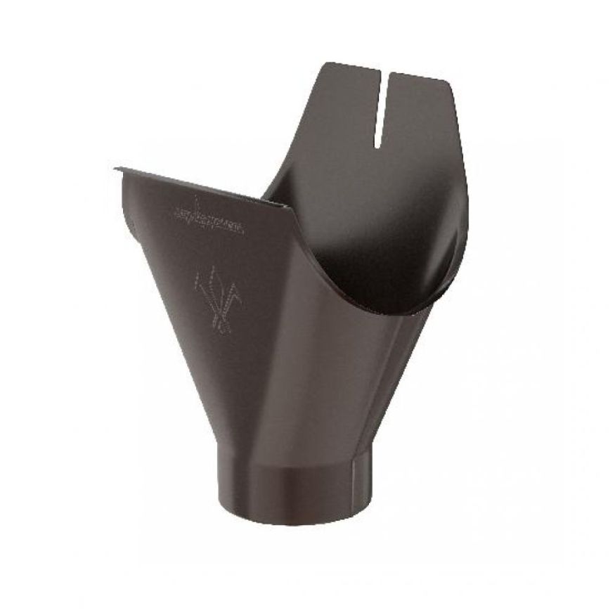 Воронка желоба Aquasystem RR 32, темно-коричневая, 125/90 мм купить в Омске
