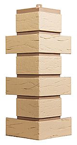 Угол T-Сайдинг, Кирпич Саман Желтый купить в Омске