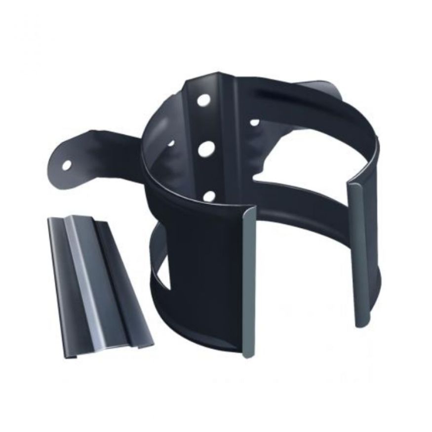 Кронштейн для трубы (для деревянной основы), Grand Line, Серый (RAL 7024) купить в Омске