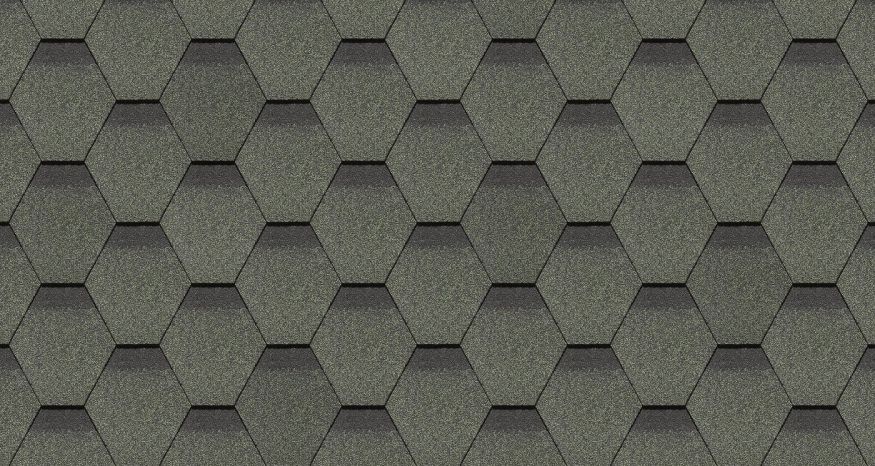 Гибкая черепица Docke Standard, Сота, Зеленый купить в Омске