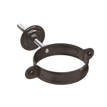 Хомут с комплектом крепления Aquasystem, PU MATT, RAL 8017 Темно Коричневый 150/100