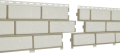 Фасадные панели Ю-Пласт, Стоун Хаус Кирпич, Белый с декорированным швом купить в Омске