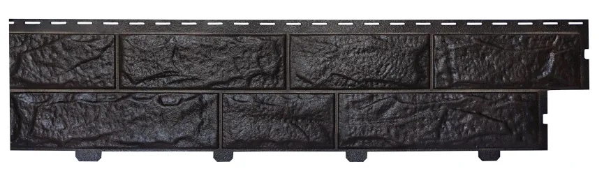 Формованный сайдинг Альта Профиль Камень вулканический, Обсидиан купить в Омске