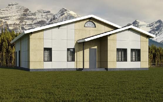 Фиброцементный сайдинг Roofas Board Wood Светлый Песчаник купить в Омске