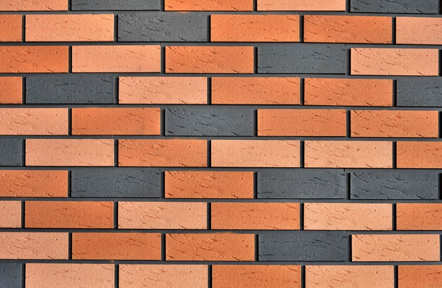 Кирпич клинкерный трехцветный №37 Фасадная плитка Кирисс купить в Омске