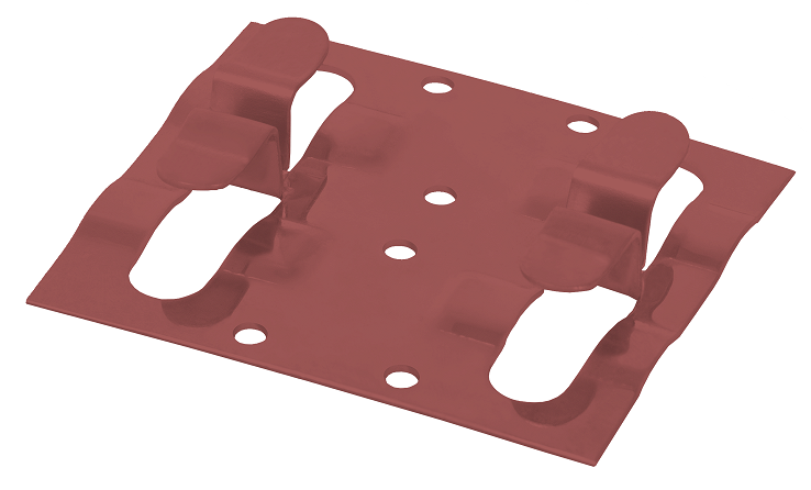 Кляймер рядный Grinder для установки наличника красного цвета купить в Омске