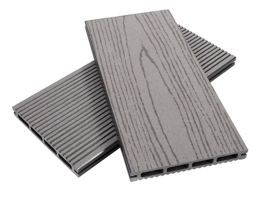 Террасная доска ДПК NanoWood ECO New Цвет Серый купить в Омске