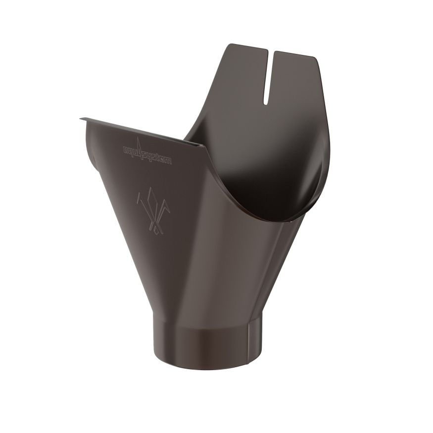 Воронка желоба Aquasystem, PU MATT, RAL 8017 Темно Коричневый 150/100 купить в Омске