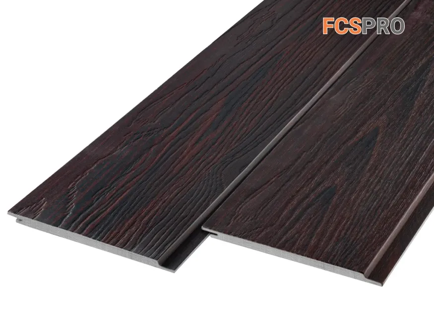 Фиброцементная панель FCSPRO Decor Wood Click Обожженное дерево купить в Омске