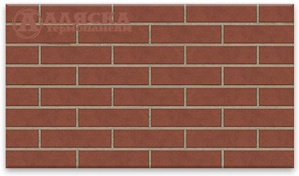 Фасадные термопанели Аляска серия Классика 35. Amsterdam red купить в Омске