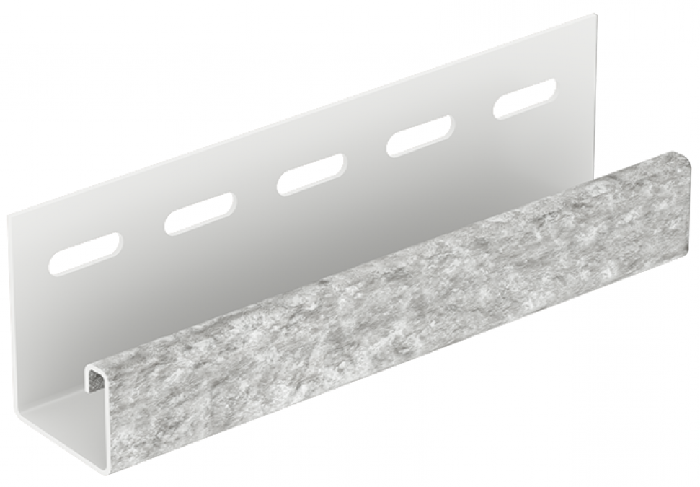 J-планка Ю-Пласт Стон Хаус Кварцит, Светло-Серый купить в Омске