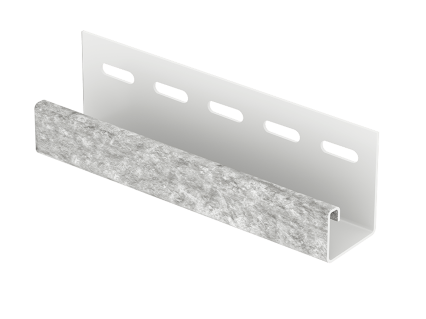 J-планка Ю-Пласт Стон Хаус Кварцит, Светло-Серый купить в Омске