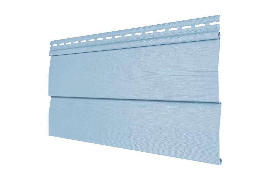 Виниловый сайдинг Tecos Корабельный брус, Голубой купить в Омске