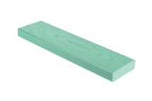 Брус скамейный ДПК АЙ-ТЕХПЛАСТ зеленого цвета.