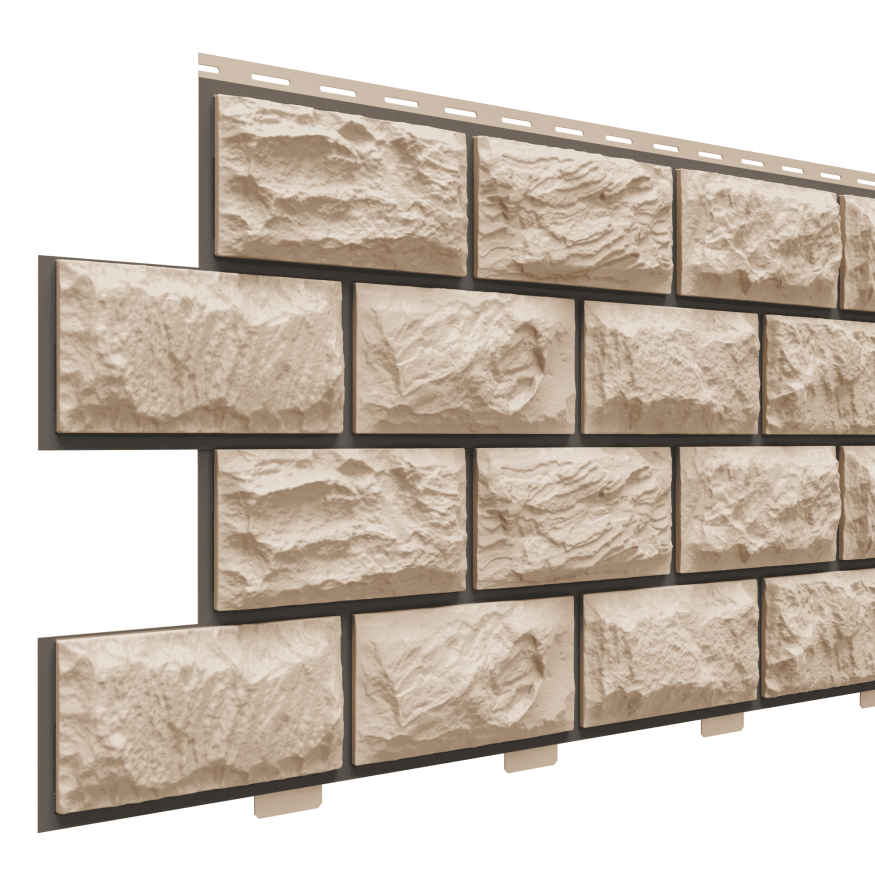 Фасадные панели Доломит, Альпийская горка, Цвет Орех купить в Омске