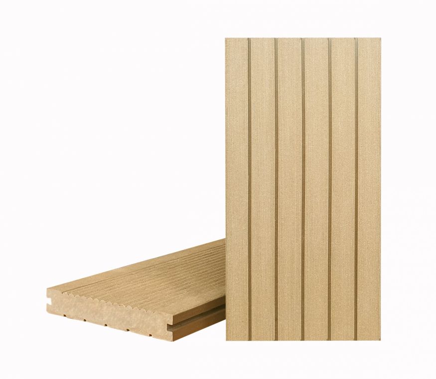 Террасная доска ДПК Terrapol Классик (Полнотелая с пазом) Дуб Севилья купить в Омске