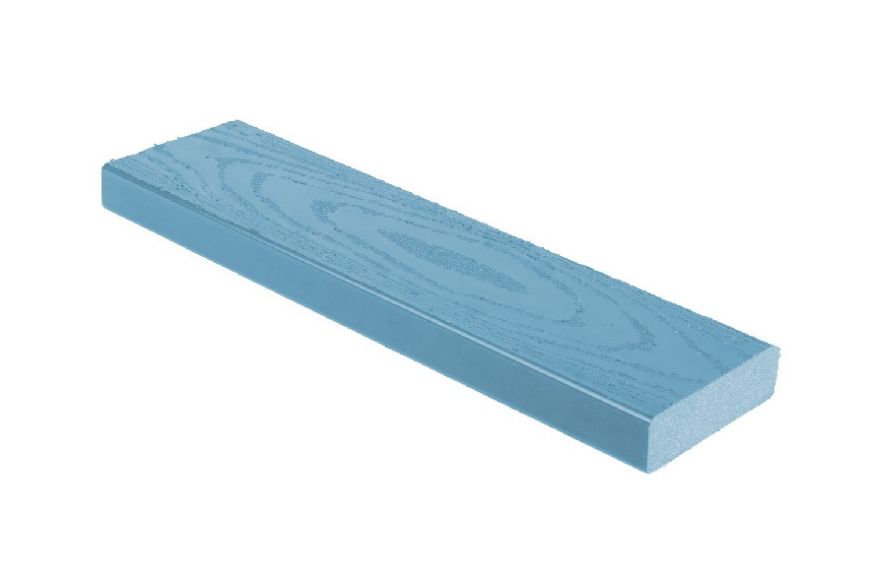 Лавочный брус ДПК АЙ-ТЕХПЛАСТ синего цвета купить в Омске