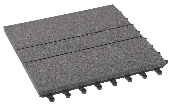 Модульный паркет ДПК GRINDERDECO Комфорт 1 Цвет: Серый базальт купить в Омске