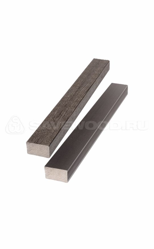 Брус лавочный (полнотелый) Savewood, Темно-коричневый купить в Омске