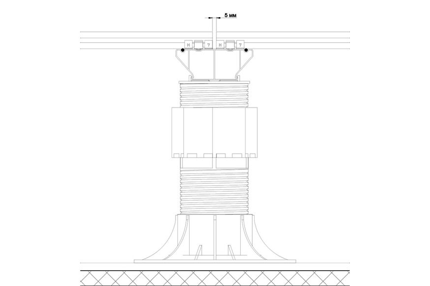 Лага Алюминий Holzhof HILST JOIST стыковочная PRO MAX купить в Омске