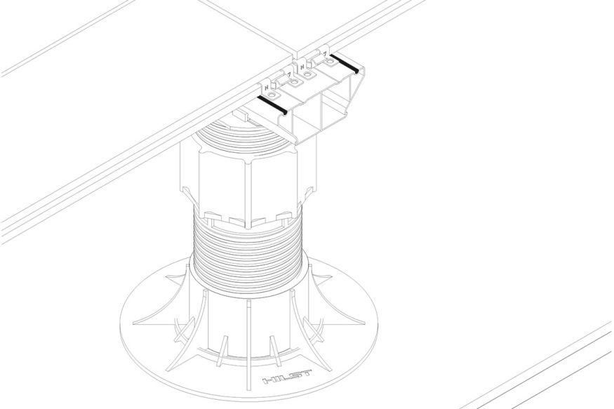 Лага Алюминий Holzhof HILST JOIST стыковочная PRO MAX купить в Омске