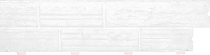 Формованный сайдинг Альта-Профиль Сланцевая порода, Белый  купить в Омске