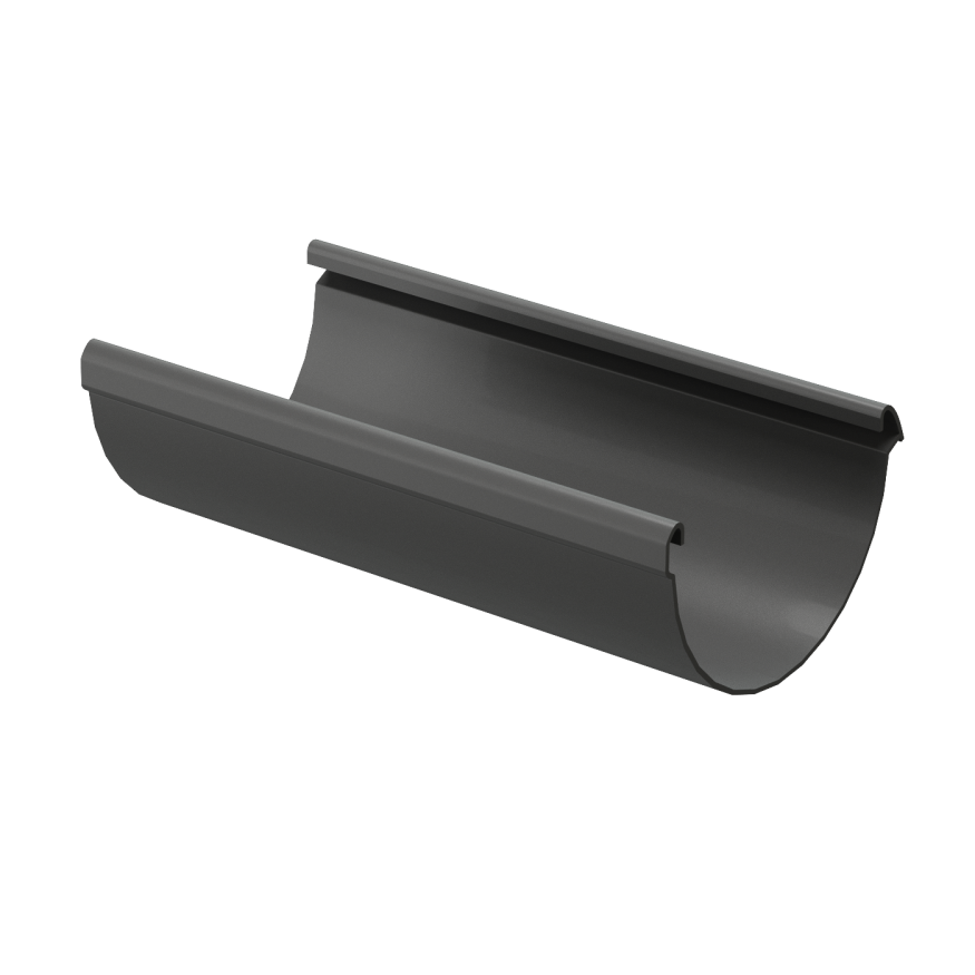 Желоб водосточный 3м Docke Lux, Графит купить в Омске