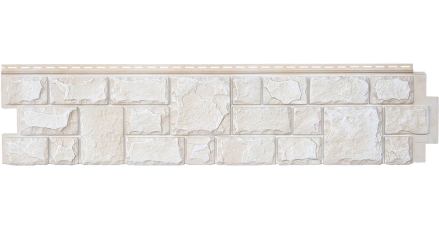 Фасадная панель Grand Line (Я Фасад), Екатерининский камень, Слоновая кость купить в Омске