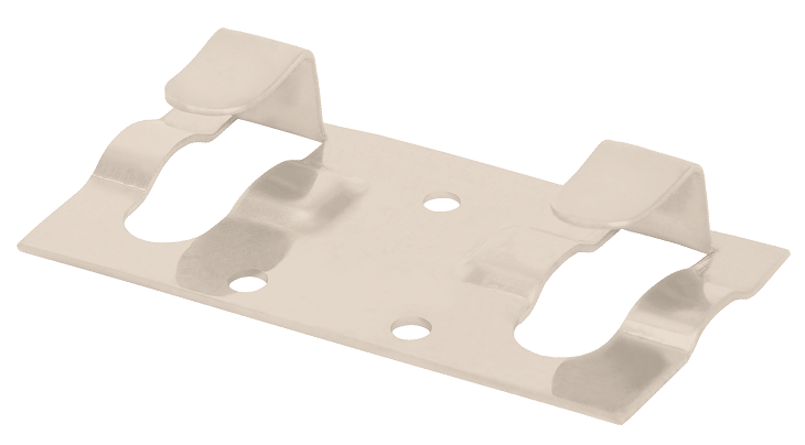 Кляймер начальный Grinder для установки наличника белого цвета. купить в Омске