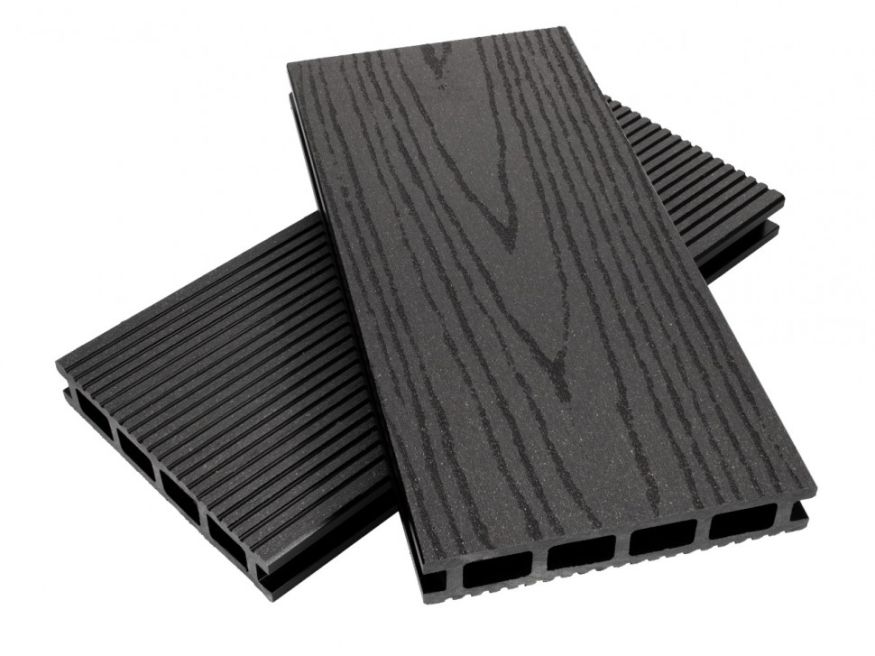 Террасная доска ДПК NanoWood ECO Max Антрацит купить в Омске